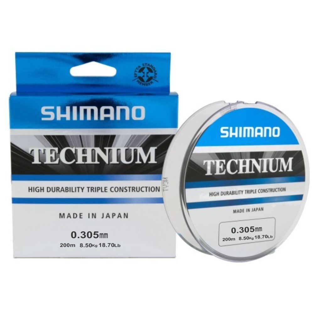Linha Shimano Technium 0,305mm - 200m