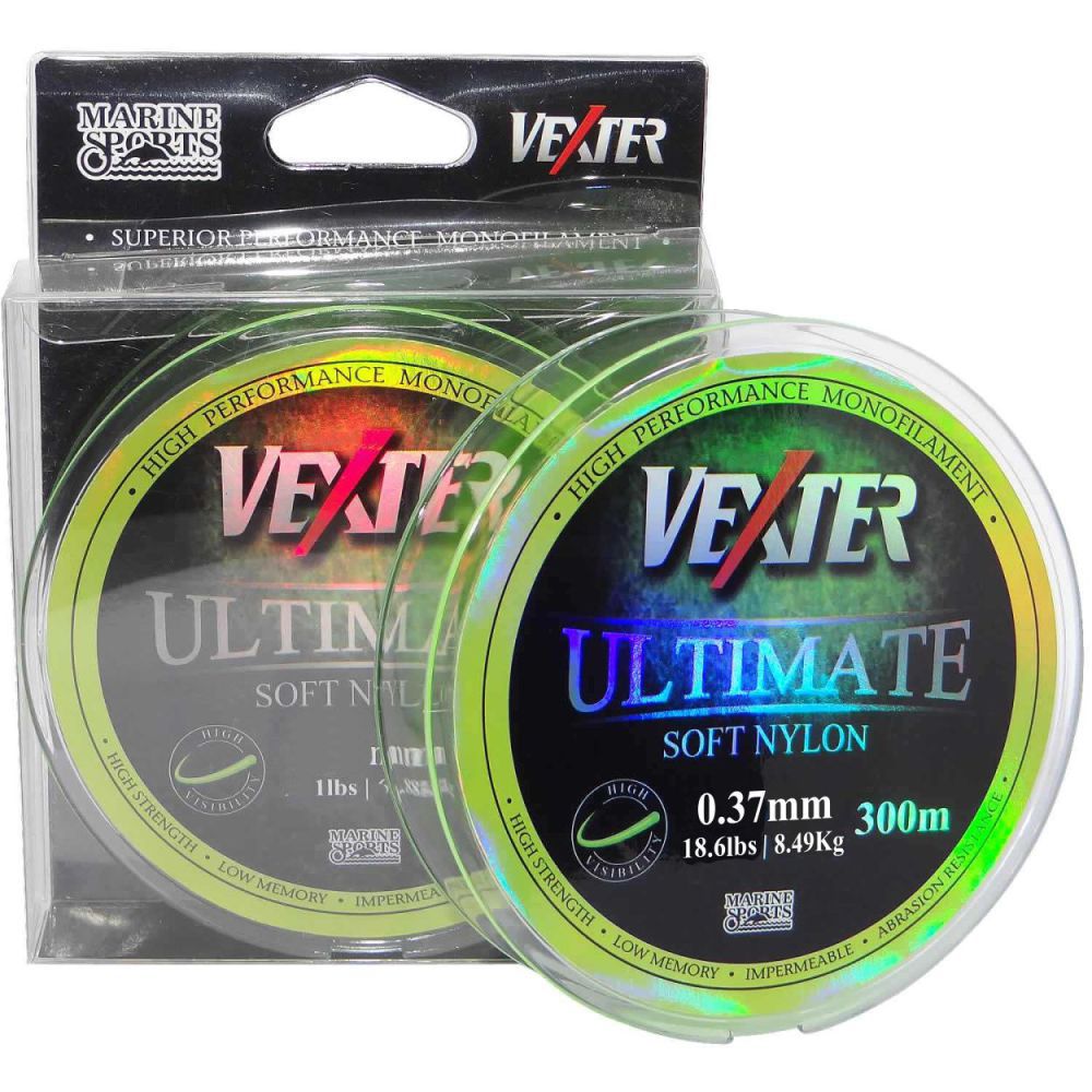 Linha Vexter Ultimate Soft 0,37mm 300m Amarela