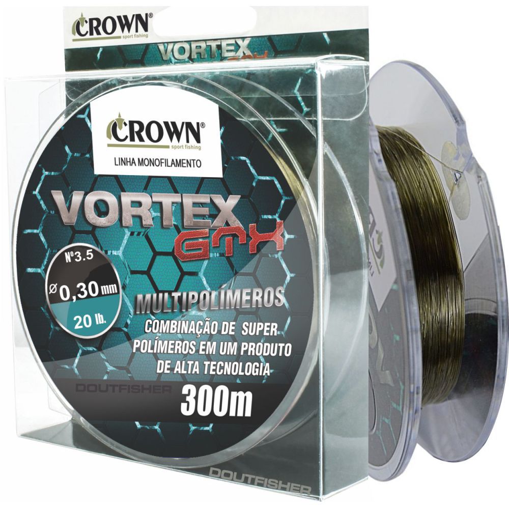 Linha Vortex Gtx Crown 0,30mm - 20lb 300m