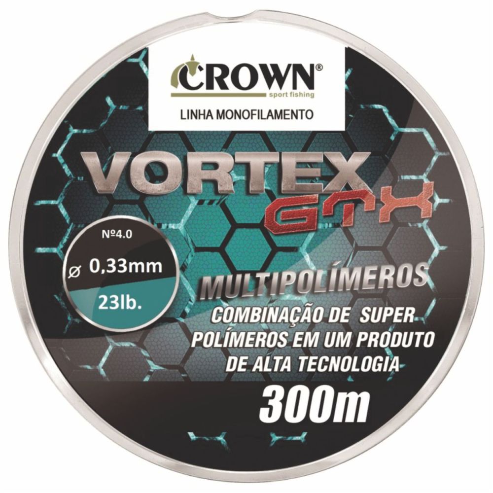 Linha Vortex Gtx Crown 0,33mm - 23lb 300m