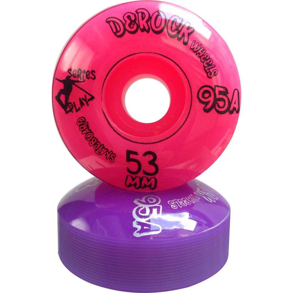 Roda De Skate Derock 53mm 95A Series Play