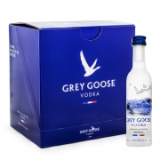 12un Miniatura Grey Goose Vodka 50ml - Caixa Fechada