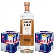 Combo Vodka Absolut Elyx 1,75L + 8 Energéticos Red Bull 250ml