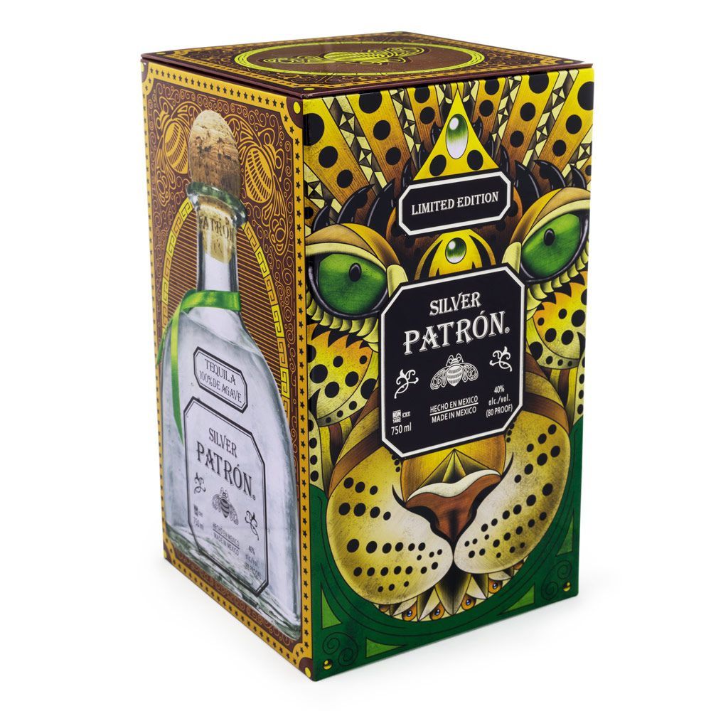 Tequila Patrón Silver Edição Especial Mexican Heritage Tin 750ml