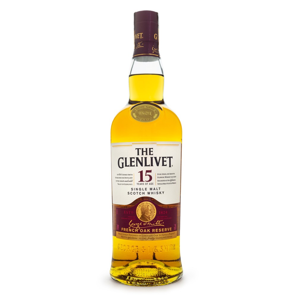 The Glenlivet 15 Anos Single Malt Scotch Whisky 750ml
