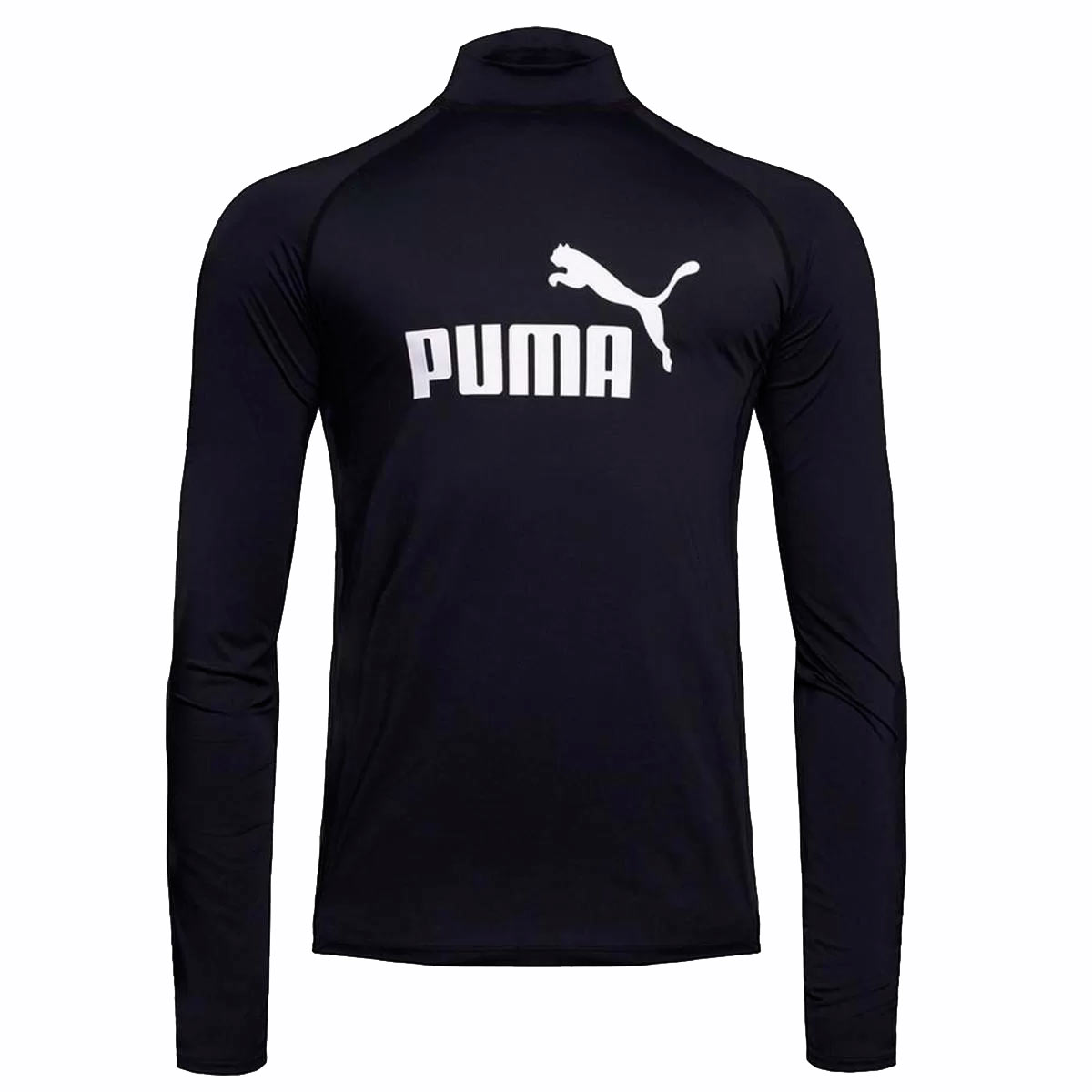 Camiseta Térmica Puma UV50+ Manga Longa Masculina - Preto