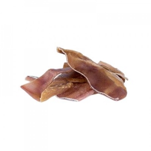 Chips de Bacon 4 unid. Meia Orelha Suína Petisco Natural Pet Treats