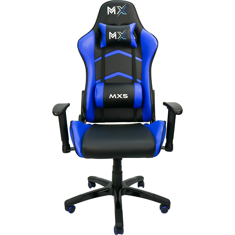Cadeira Gamer MX5 Giratória MYMAX Azul/Preto