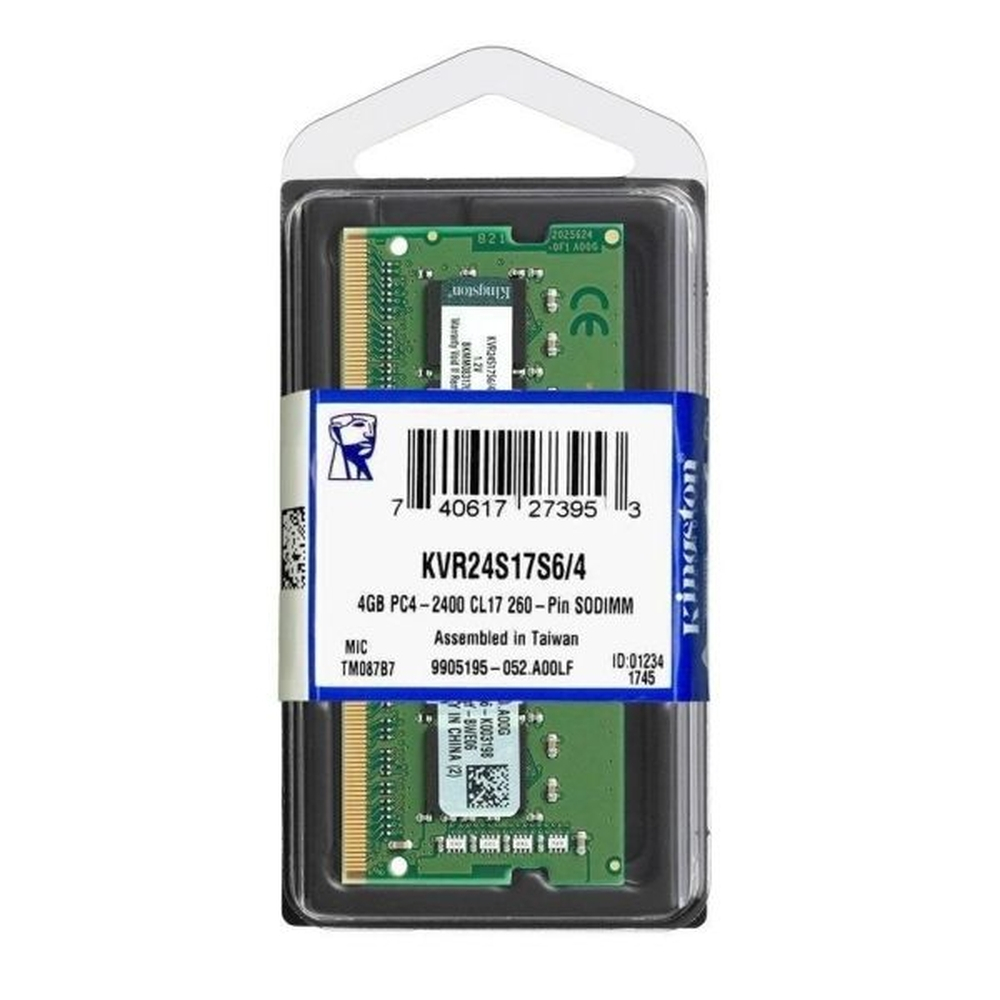 Memoria Notebook 4GB DDR4 2400Mhz Kingston