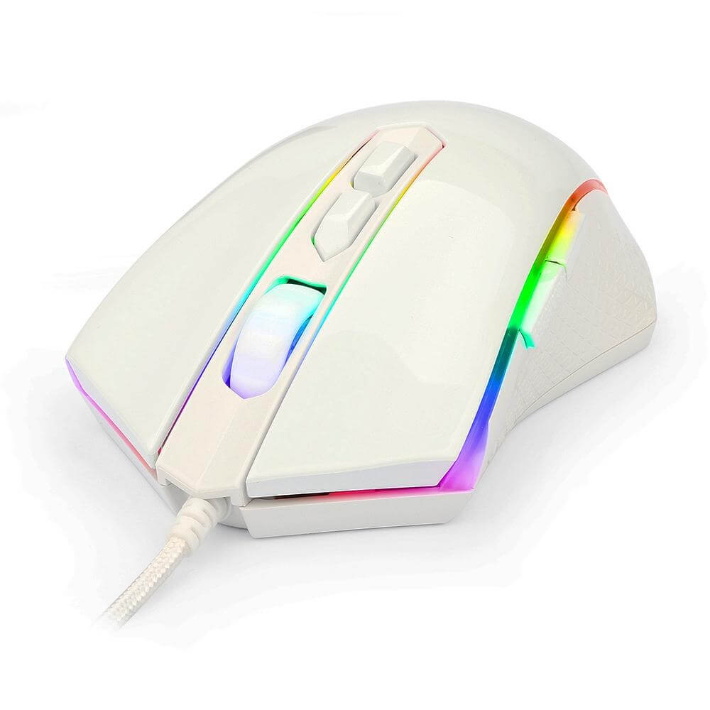 Mouse Gamer Redragon Nemeanlion M710W Branco 10000DPi