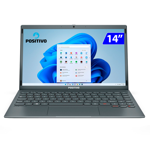 Notebook Celeron N-4020 4GB 128GB Positivo Motion, Windows 11 Office - 3002505