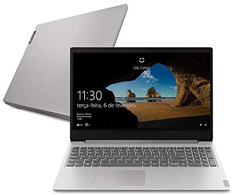Notebook Lenovo Ultrafino Ideapad S145 AMD Ryzen 5 12GB 1TB Linux 15.6" Prata