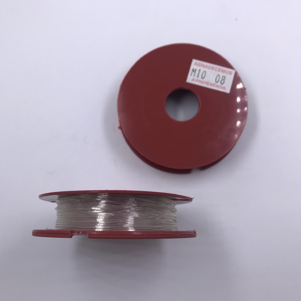 rolo de fio de silicone 4 tamanhos 10mt unitário