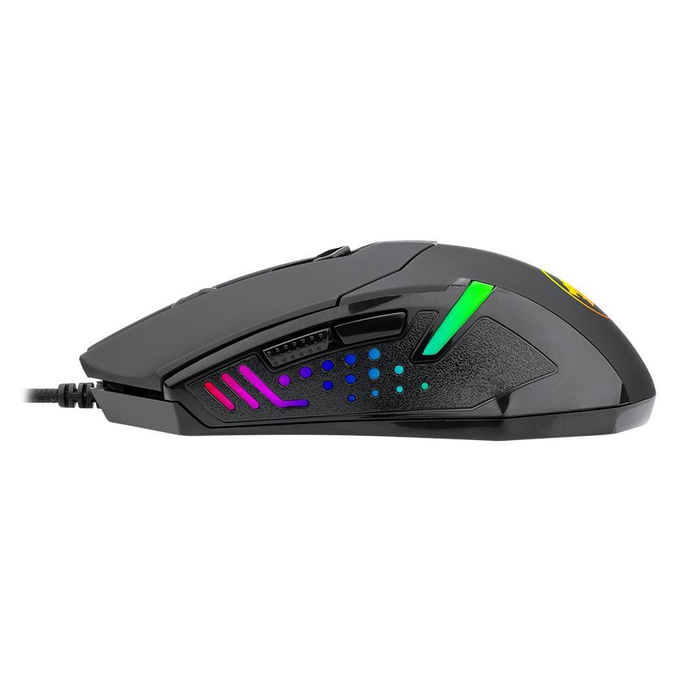 Mouse Gamer Redragon Centrophorus 2 RGB - 7200DPI - 6 Botões - 8 Ajustes de Peso - M601-RGB
