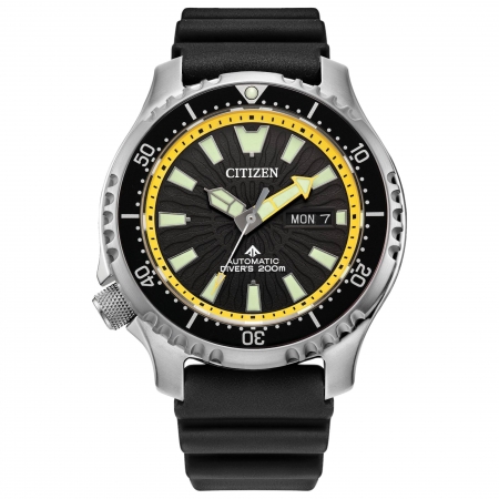 Relógio Citizen Promaster Diver Fugu Automático Preto NY0130-08E