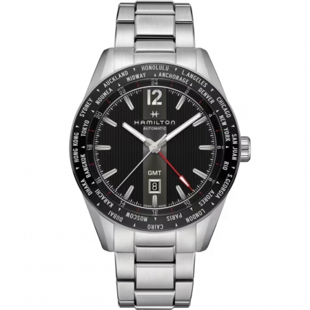 Relógio Hamilton Broadway Automático Limited Edition Gmt Preto H43725131