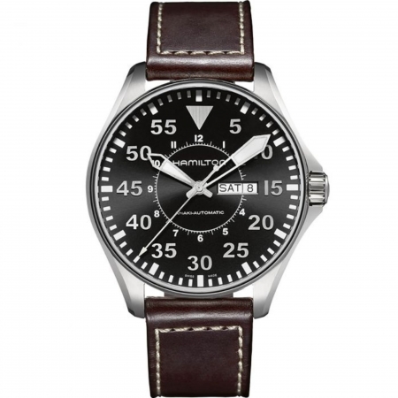 Relógio Hamilton Khaki Aviation Pilot Day Date Automático H64715535