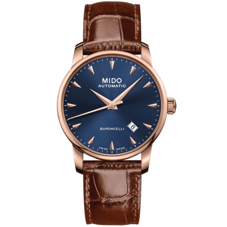 Relógio Mido Baroncelli Midnight Automático Rose M8600.3.15.8