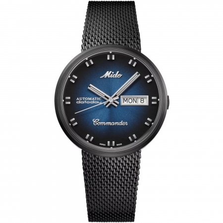 Relógio Mido Commander Shade Automático Azul M8429.3.25.11