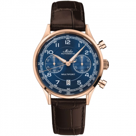 Relógio Mido Multifort Patrimony Chrono Automático Azul M040.427.36.042.00