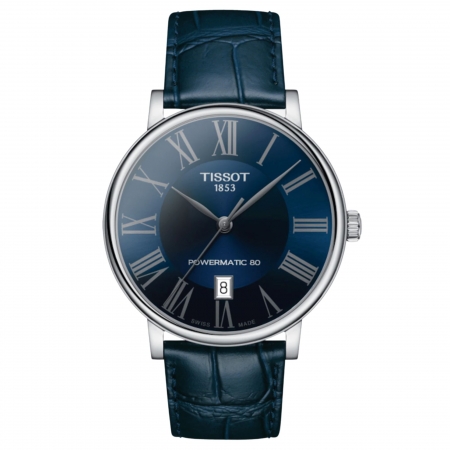 Relógio Tissot Carson Premium Powermatic 80 Azul T122.407.16.043.00