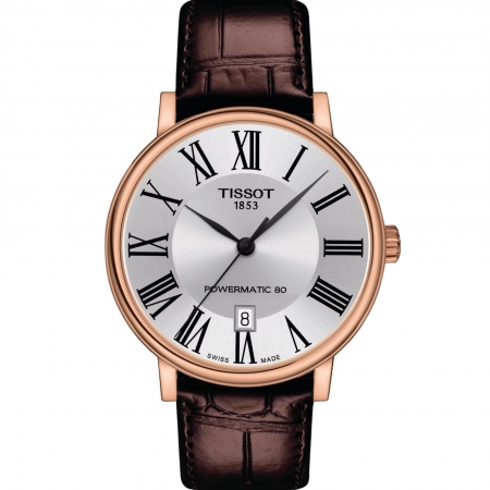 Relógio Tissot Carson Premium Powermatic 80 Rose T122.407.36.033.00