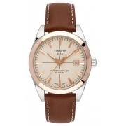 Relógio Tissot Gentleman 18K Powermatic 80 Cream Opalin T927.407.46.261.00