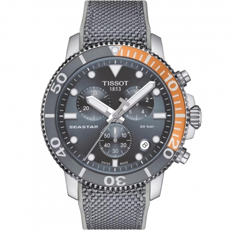 Relógio Tissot Seastar 1000 Chrono Cinza T120.417.17.081.01