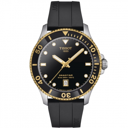 Relógio Tissot Seastar 1000 Dourado T120.410.27.051.00 40mm