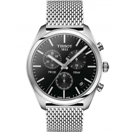 Relógio Tissot T101.417.11.051.01 PR 100 Cronógrafo Preto