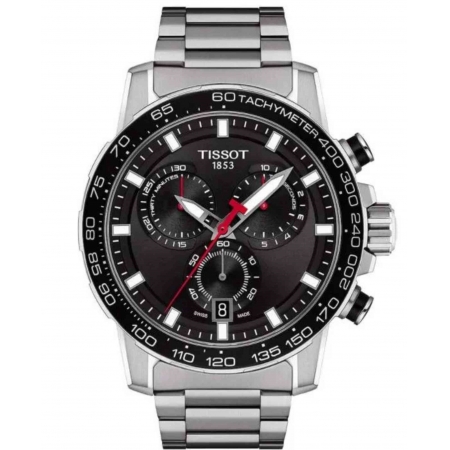 Relógio Tissot T1256171105100 Supersport Cronógrafo Preto