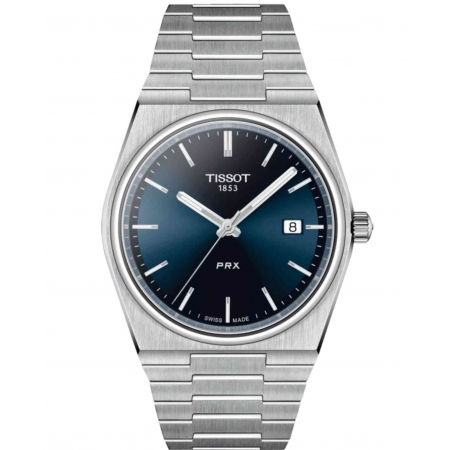 Relógio Tissot T1374101104100 PRX 40mm Mostrador Azul