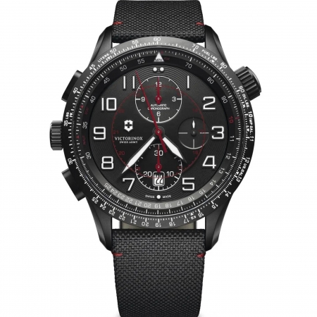 Relógio Victorinox Airboss Mach 9 Black Edition Automático 241716