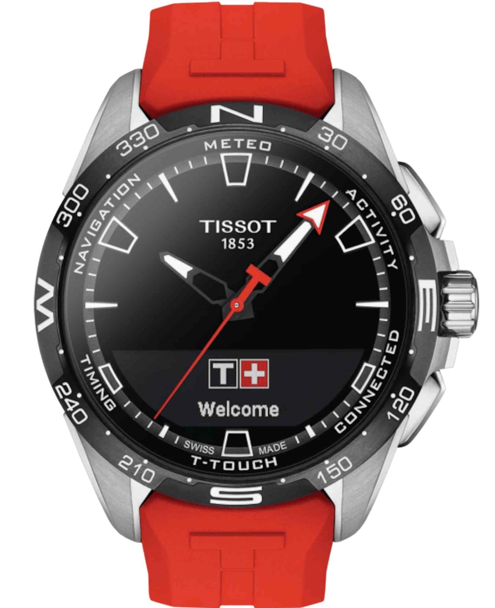 Relógio Tissot T-touch Connect Solar Vermelho T121.420.47.051.01