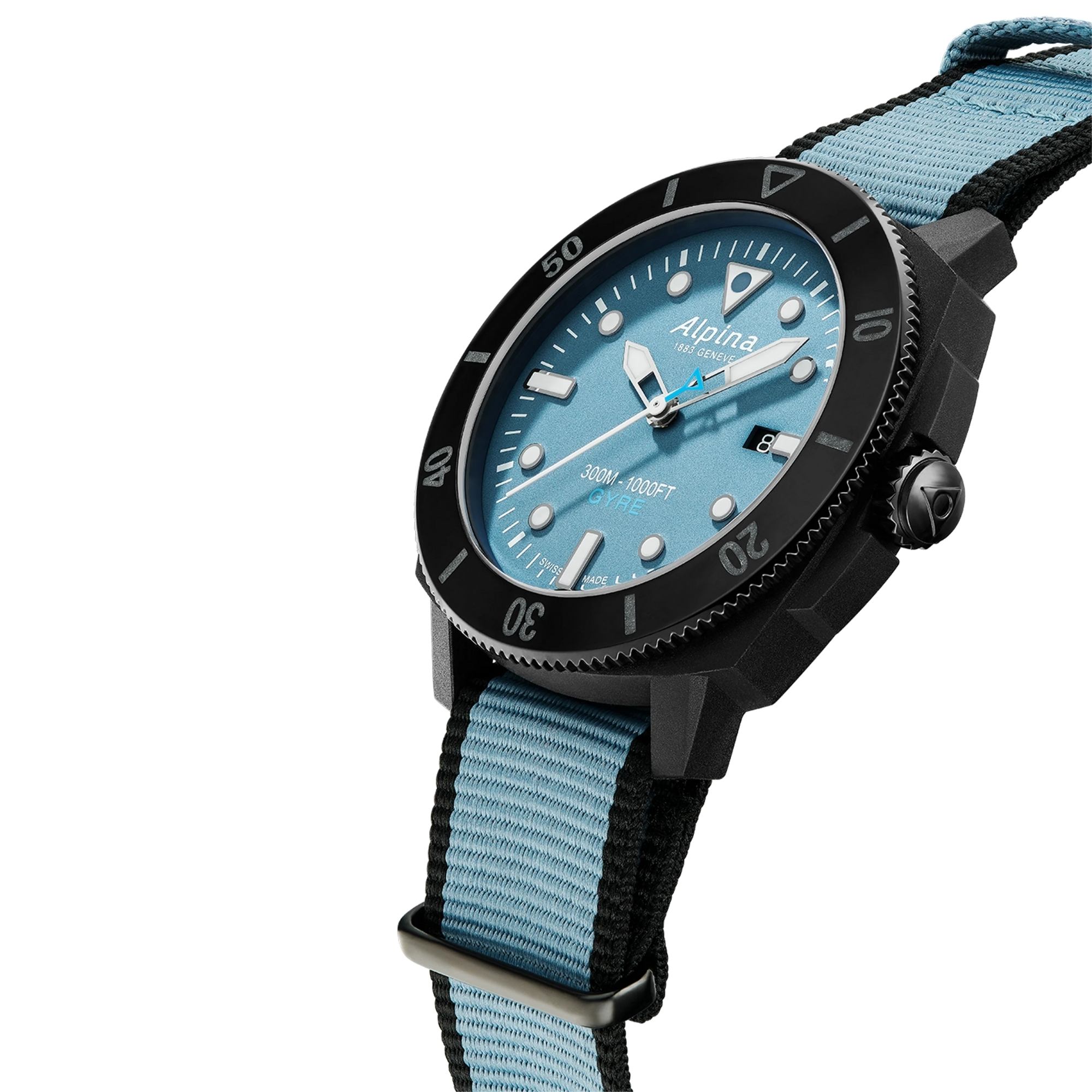Relógio Alpina Seastrong Diver Automático Azul AL-525LNB4VG6BLK