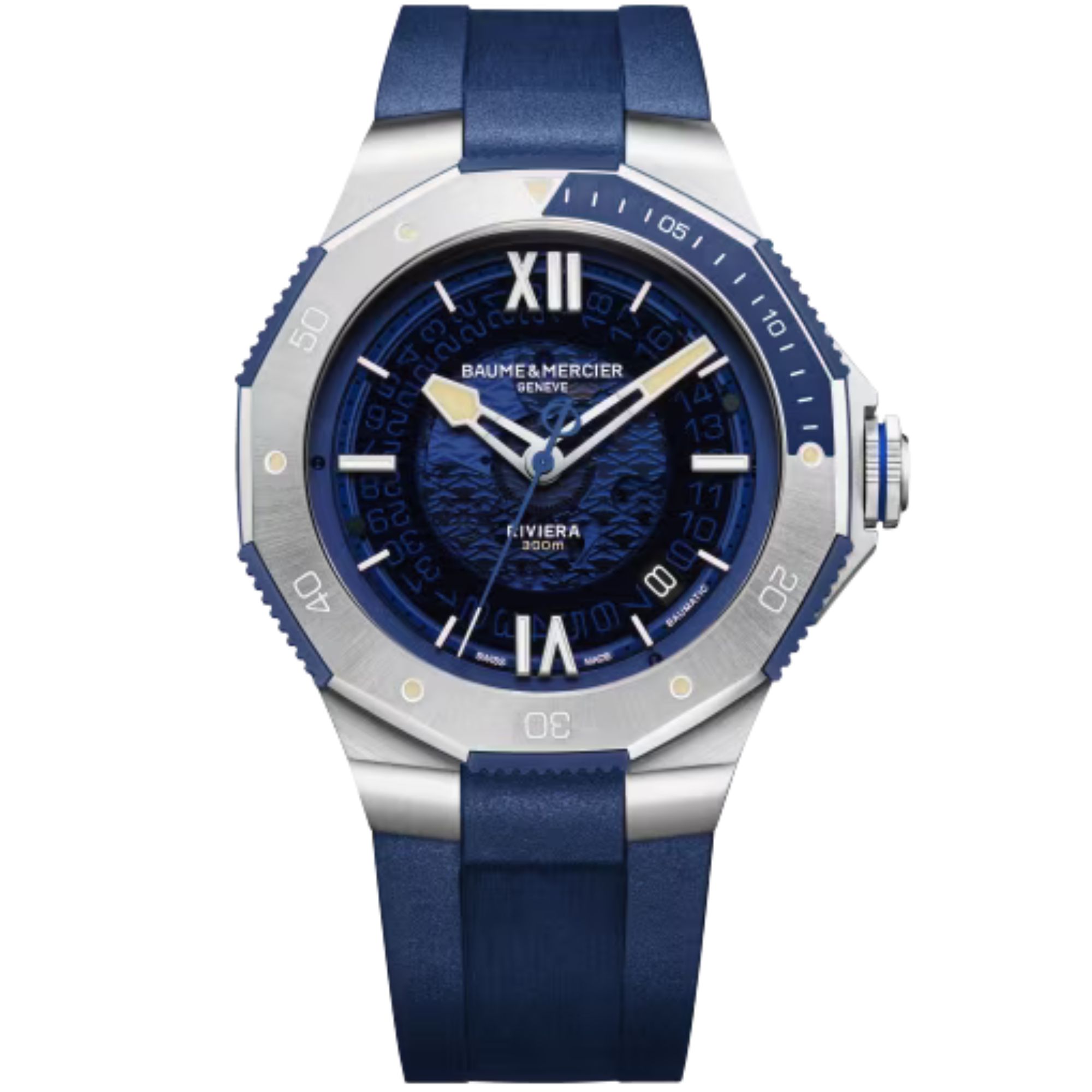 Relógio Baume et Mercier Riviera Automático Azul 10716