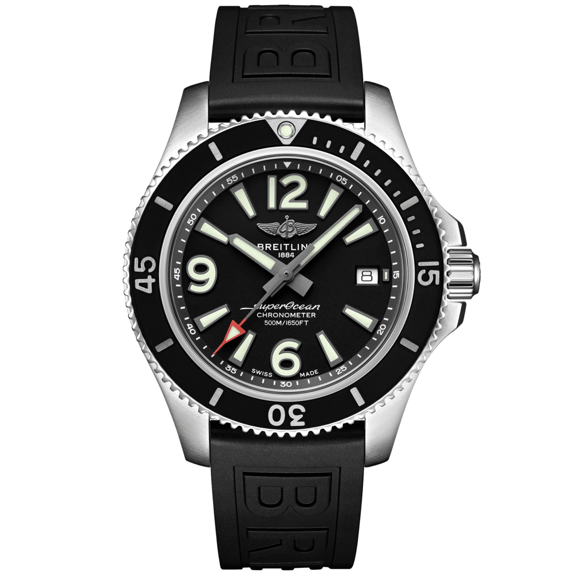 Relógio Breitling Superocean 42 Cronômetro Automático Preto A17366021B1S1