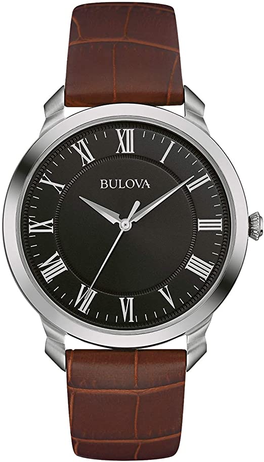 Relógio Bulova Clássico 96A184 com Mostrador Preto