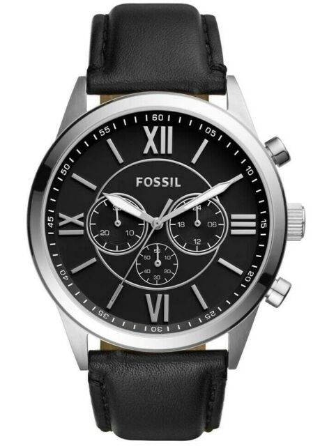 Relógio Fossil Flynn Mostrador Preto BQ1130
