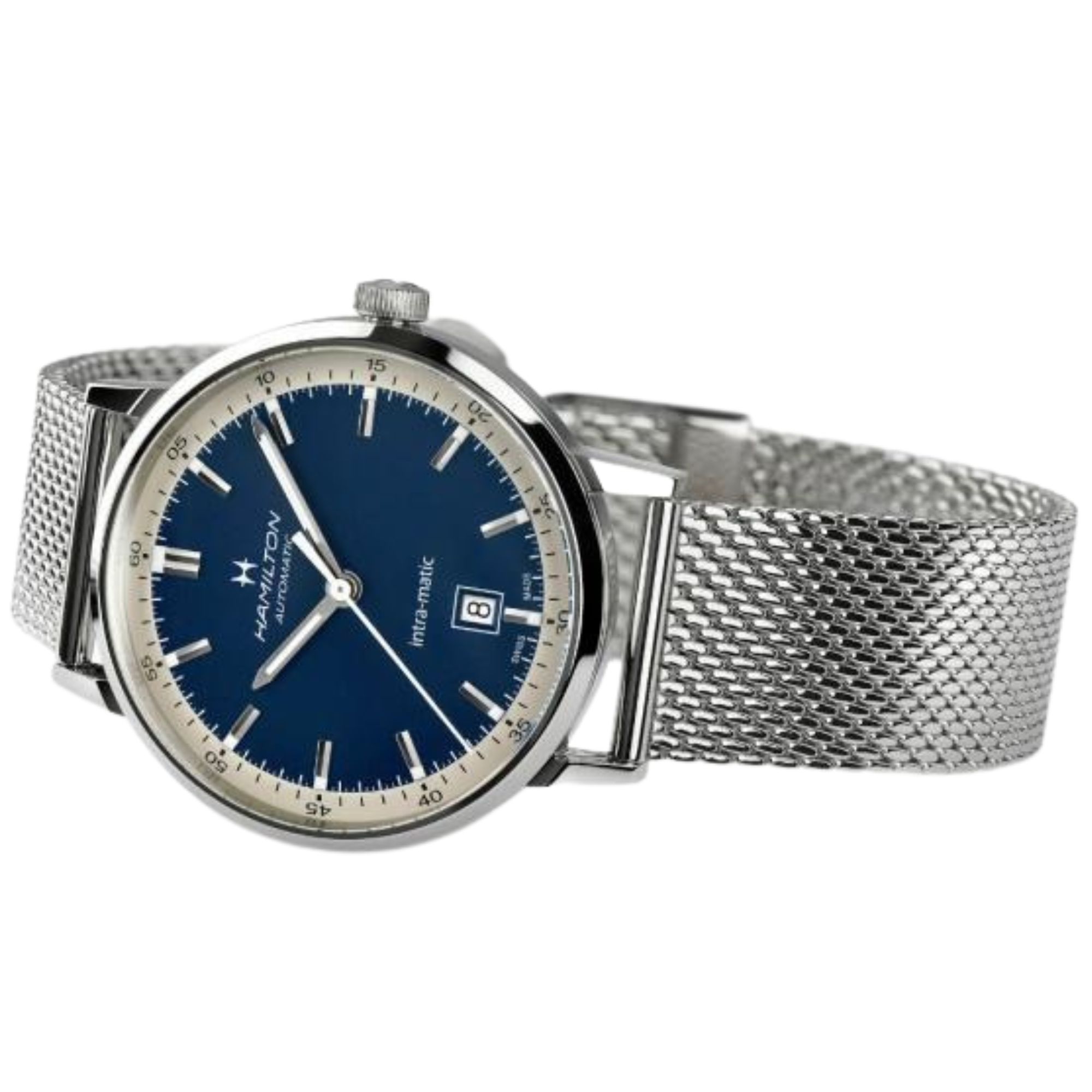 Relógio Hamilton American Classic Automático Azul H38425140