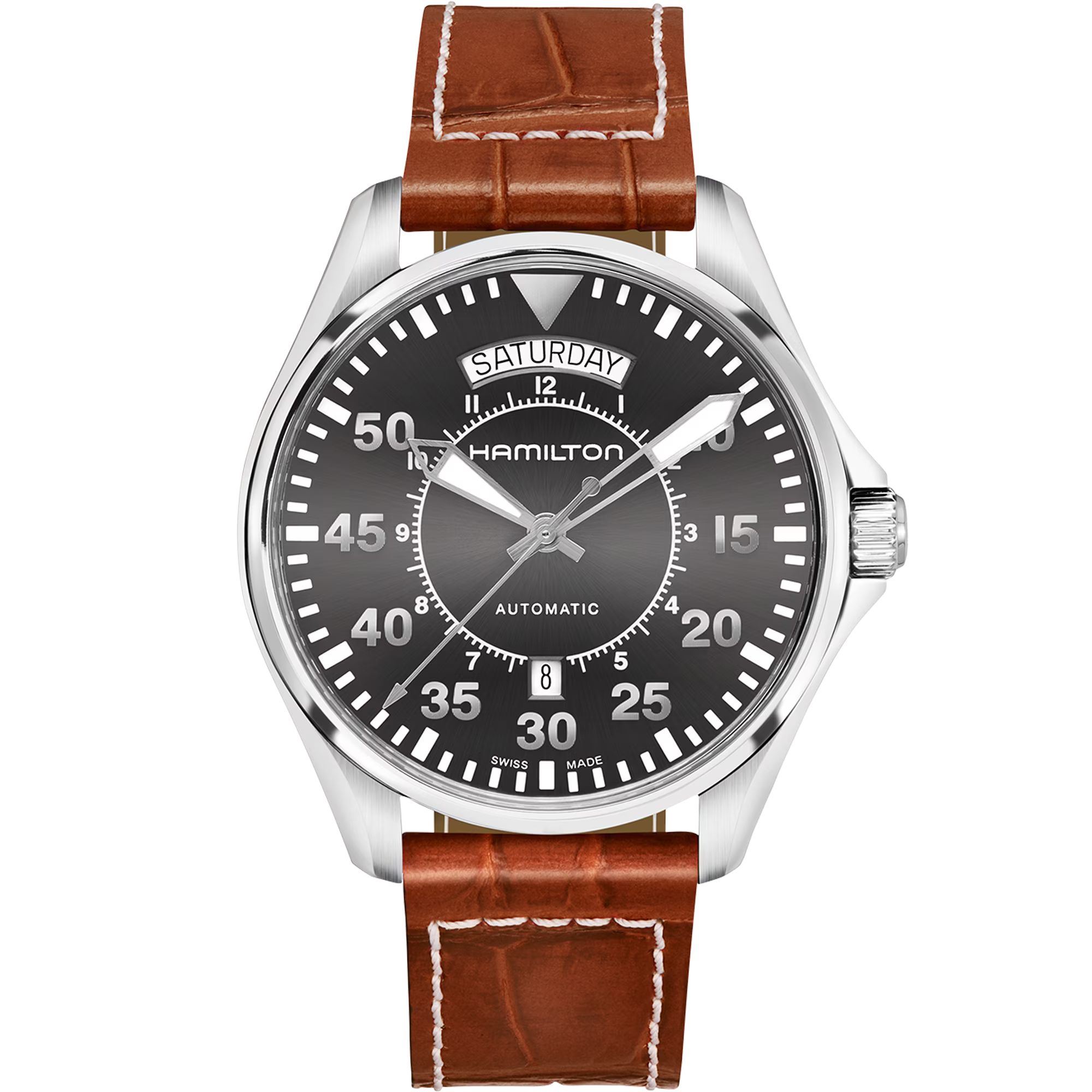 Relógio Hamilton H64615585 Khaki Aviation Automático 42mm