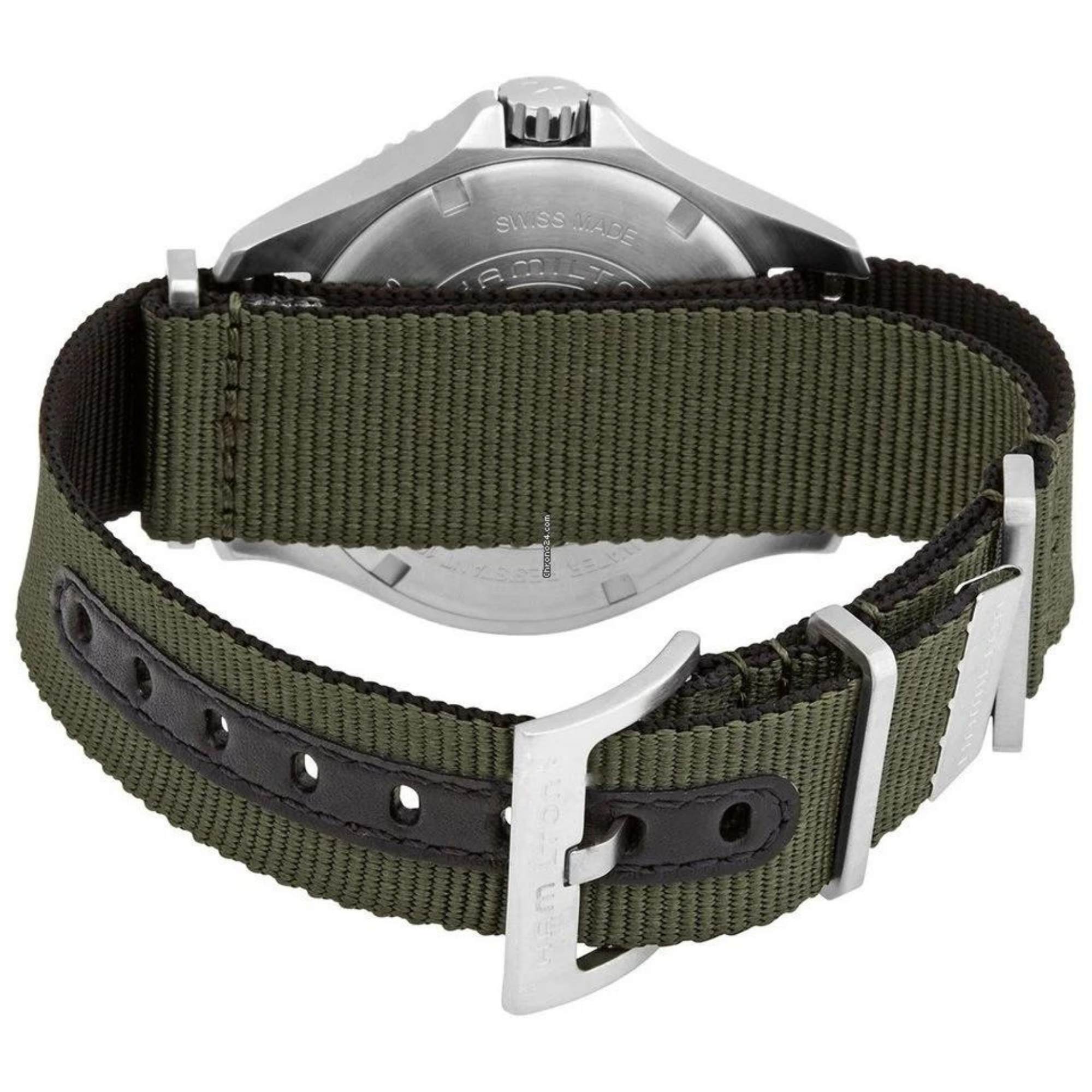 Relógio Hamilton Khaki Navy Automático Verde H82375961