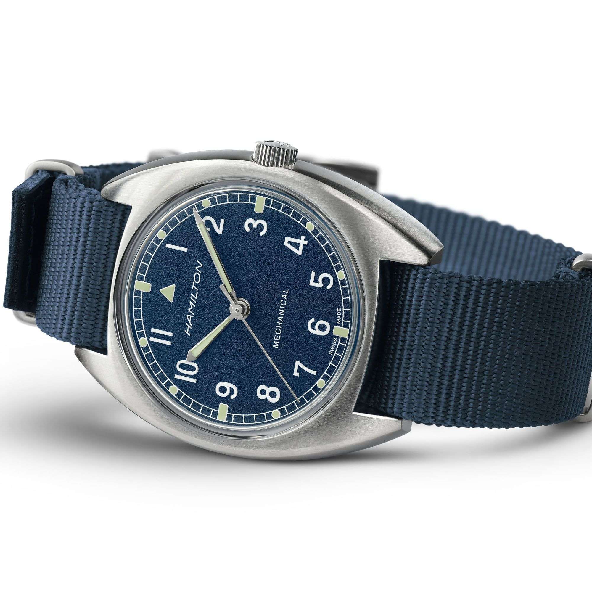 Relógio Hamilton Khaki Pilot Pioneer Mechanical Azul H76419941