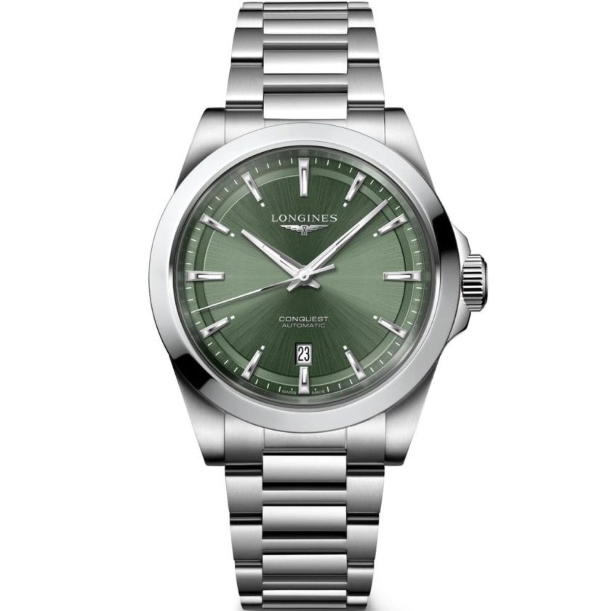Relógio Longines Conquest 2023 Automático Verde L3.830.4.02.6
