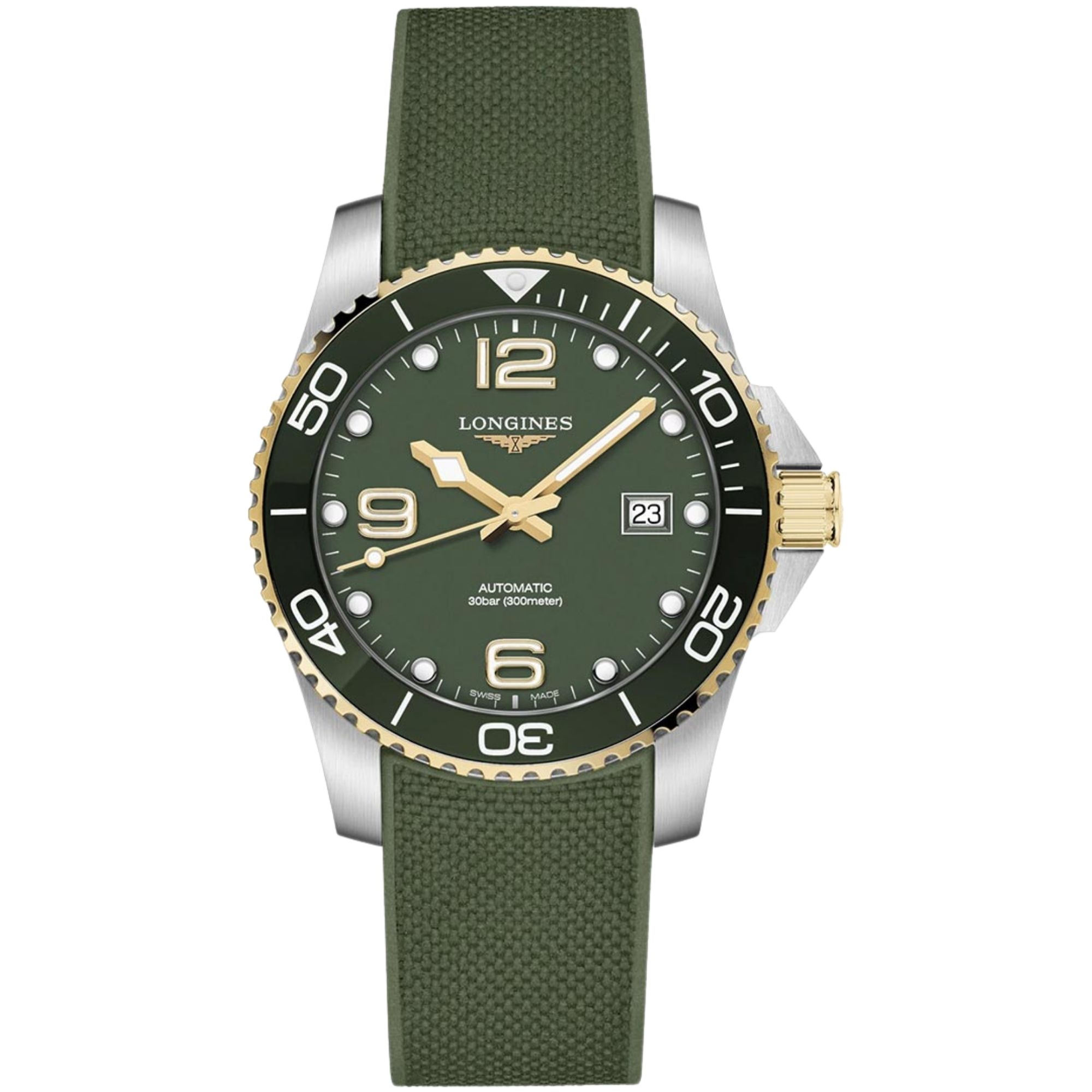 Relógio Longines Conquest  Verde L3.781.3.06.9