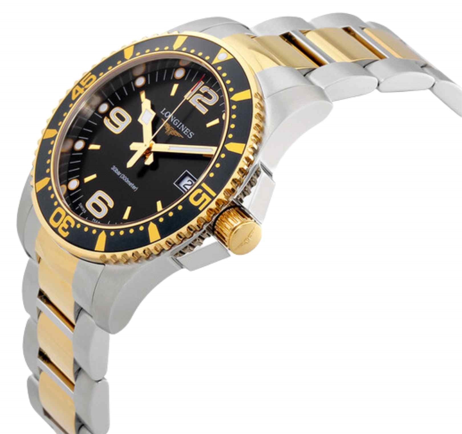 Relógio Longines Hydroconquest Ouro Amarelo L3.740.3.56.7 41mm