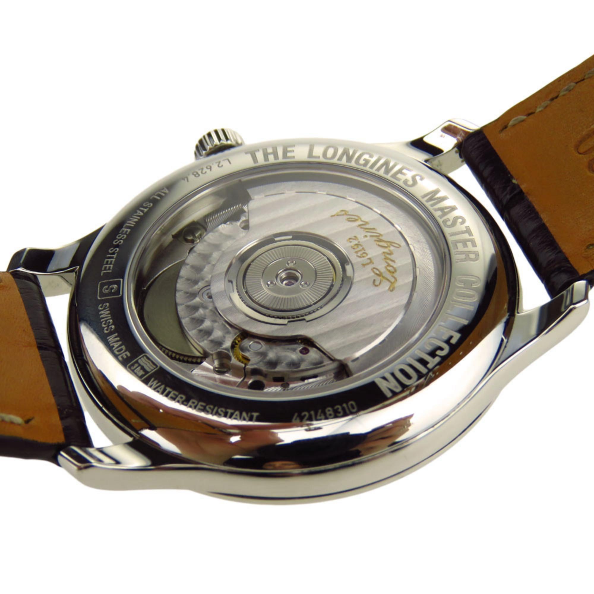 Relógio Longines Master Collection Automático Diamante Prata L2.628.4.77.3