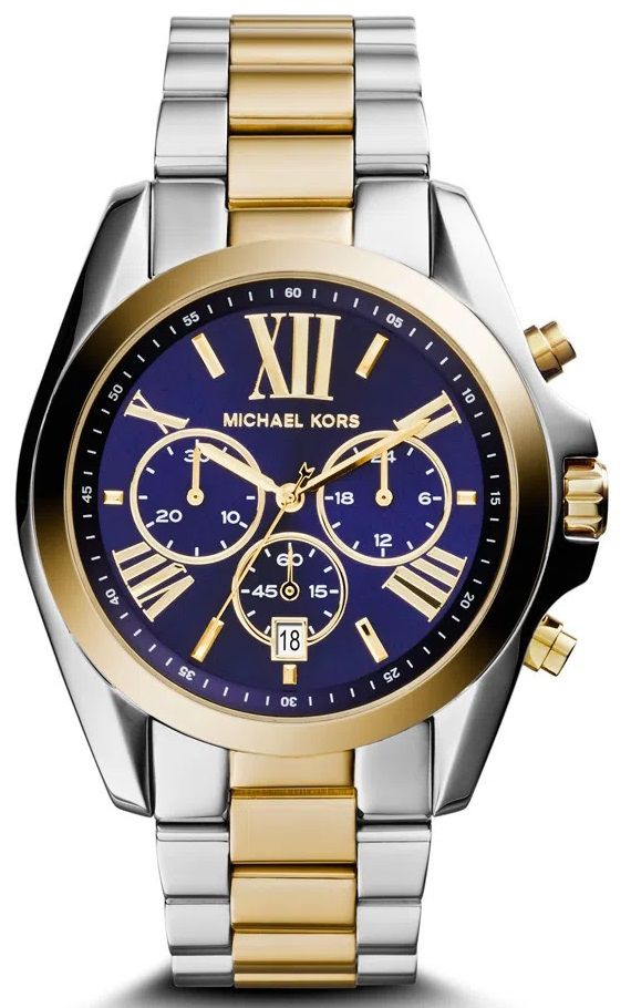 Relógio Michael Kors Mk5976 Misto Dourado E Prata