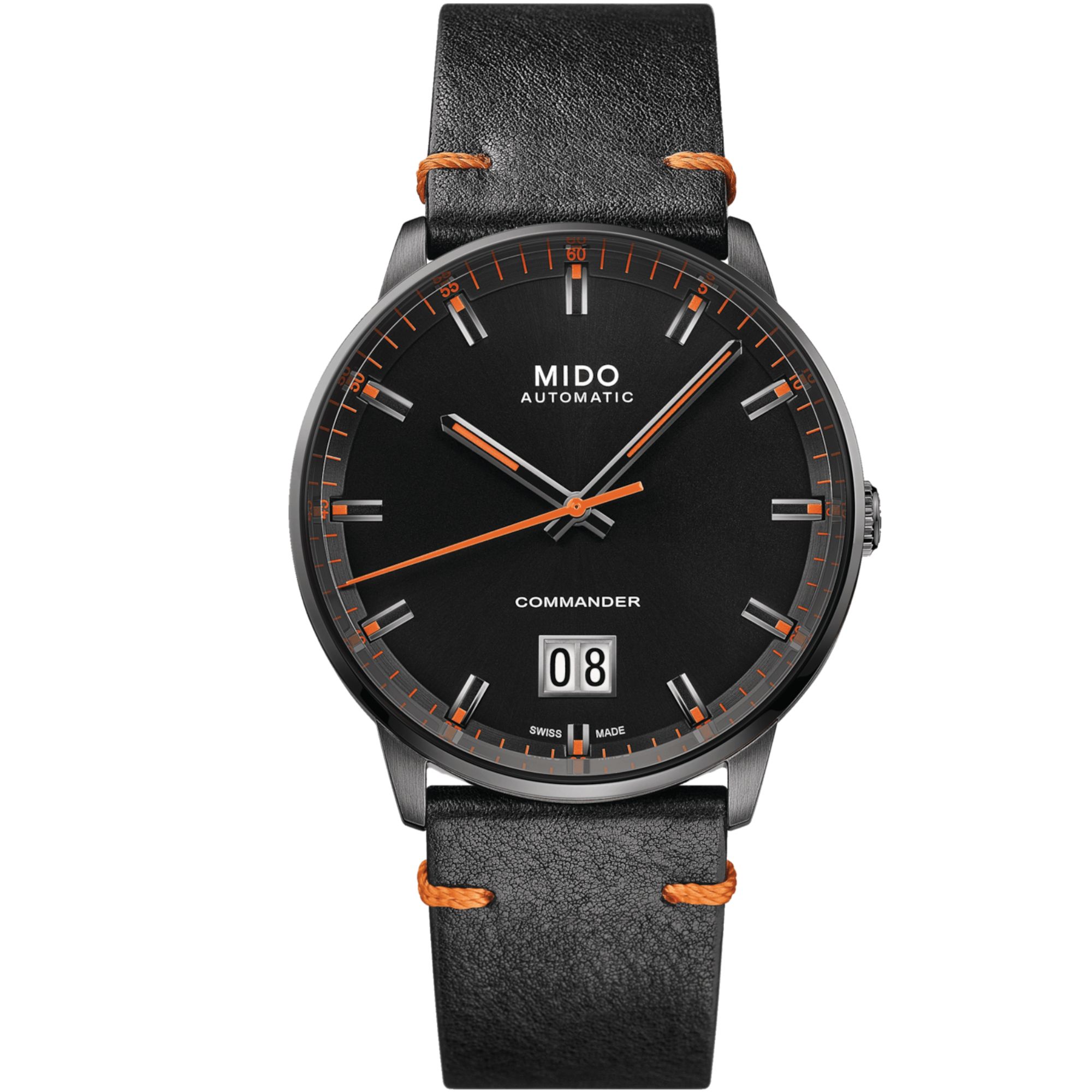 Relógio Mido Comander Big Date Automático Preto M021.626.36.051.01