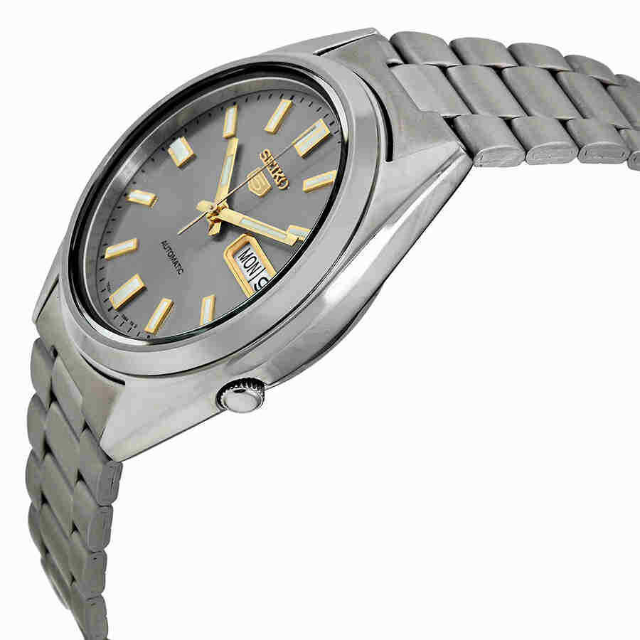 Relógio Seiko 5 Automático Cinza SNXS75